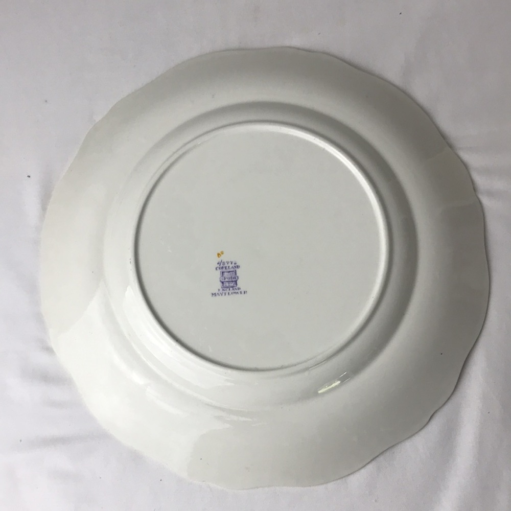 Spode copeland England Mayflower china floral plate - Picture 6 of 8